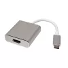ROLINE 12.03.3210 USB USB-C → HDMI Type A videokaabli adapter 0.1 m hõbedane