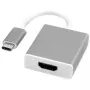 ROLINE 12.03.3210 USB USB-C → HDMI Type A videokaabli adapter 0.1 m hõbedane