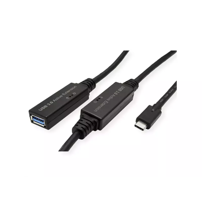 ROLINE USB-kaabel 12.04.1066 USB 3.2 Gen 1 10 m USB-C USB-A Must