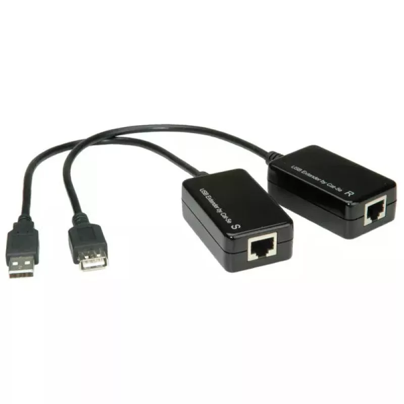USB 1.1 pikendaja üle RJ-45 VALUE 12.99.1121