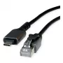 Võrgukaabel VALUE 12.99.1169-10 RJ-45 USB Type C 5m Must