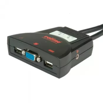 KVM-lüliti ROLINE Star 1 kasutaja 2 arvutit heli USB