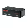 KVM-lüliti ROLINE 1 kasutaja 2 arvutile DisplayPort USB-jaoturiga