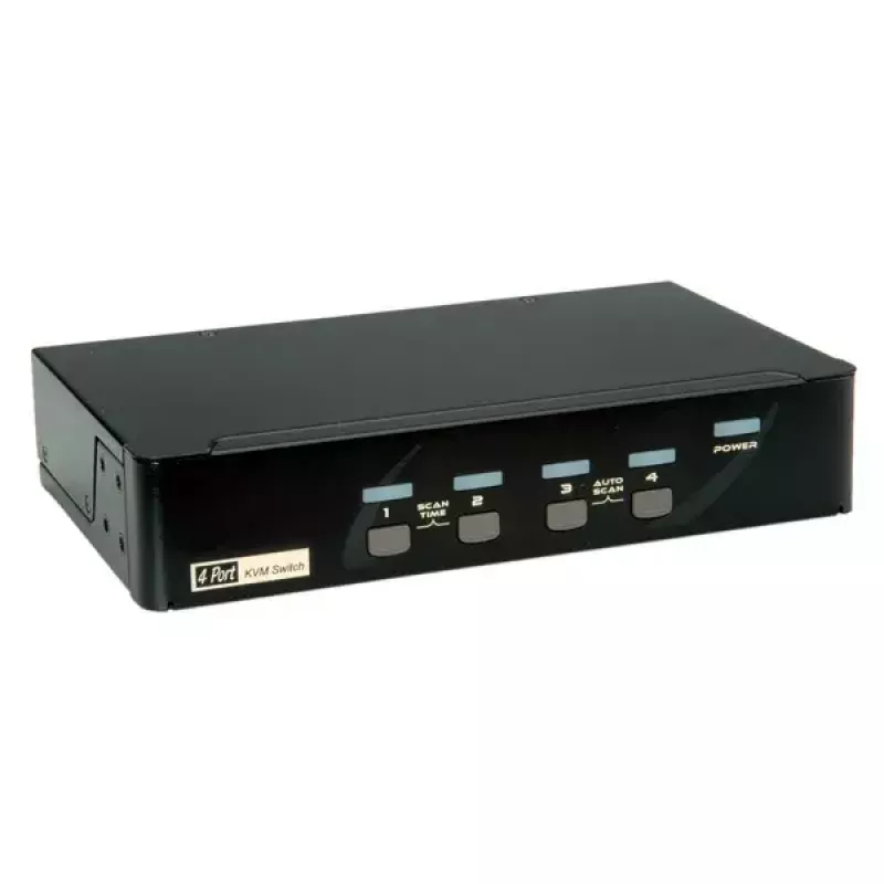 KVM Switch ROLINE 1 User 4 PCs DisplayPort USB-jaoturiga