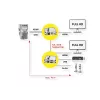 KVM pikendaja saatja ja vastuvõtja VALUE 14.99.3042 HDMI USB juhtmega 70 m
