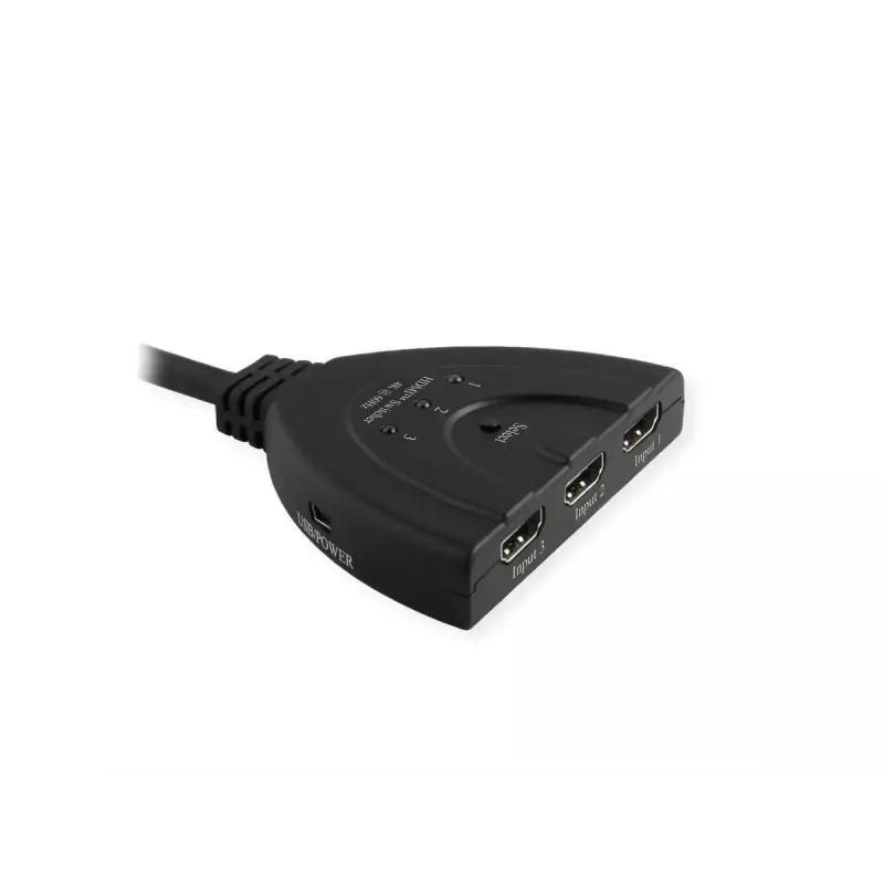 VALUE HDMI video switch 14.99.3567, HDMI, 4K (3840x2160) 60 Hz, 3-sisendiline, must