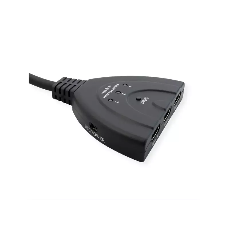 VALUE HDMI video switch 14.99.3567, HDMI, 4K (3840x2160) 60 Hz, 3-sisendiline, must