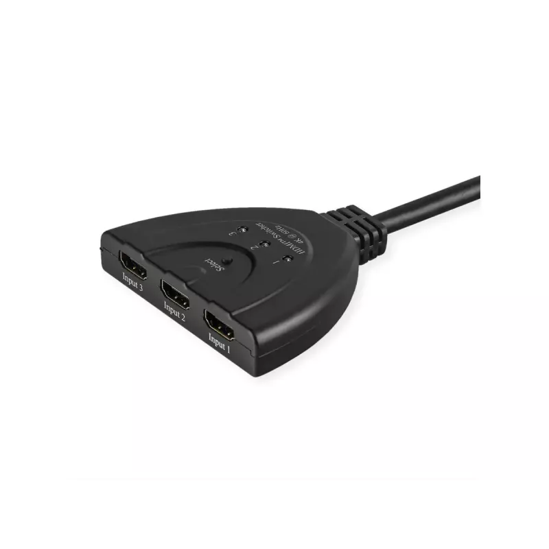 VALUE HDMI video switch 14.99.3567, HDMI, 4K (3840x2160) 60 Hz, 3-sisendiline, must