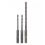 Puurikomplekt Bosch 1 617 000 118 3 tk SDS Plus 5.0mm 6.0mm 8.0mm