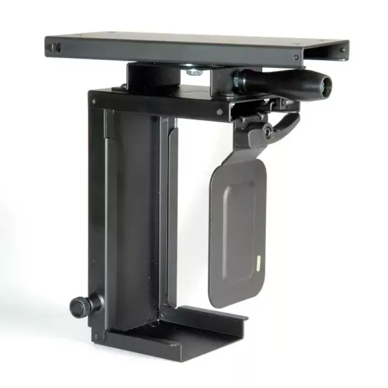 Lauakinnitusega protsessori hoidik ROLINE Mini PC Holder, laiendatav, pöördefunktsiooniga, must