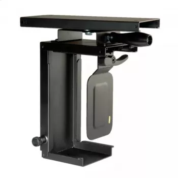 Lauakinnitusega protsessori hoidik ROLINE Mini PC Holder, laiendatav, pöördefunktsiooniga, must