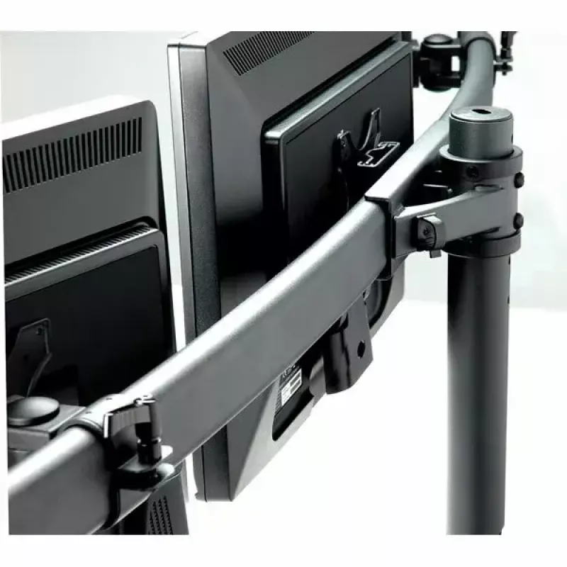 VALUE kolme LCD-varrega lauaklamber must — 3 ekraani monitorikinnitus, reguleeritav