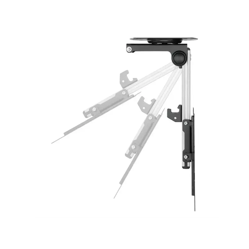 TV kinnitus/alus VALUE 17.99.1186 17 tolli–37 tolli (43,2–94 cm) ekraanidele, VESA 75×75–200×200, kallutus 0–90°, pööre ±45°, 20 kg, must