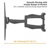 TV-kinnitus VALUE 17.99.1211 2,03 m 45 kg Must