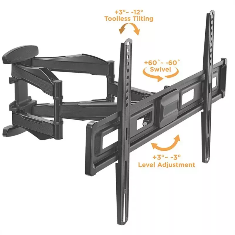 TV-kinnitus VALUE 17.99.1211 2,03 m 45 kg Must