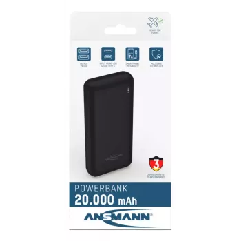 Kaasaskantav aku Ansmann PB212 20000 mAh