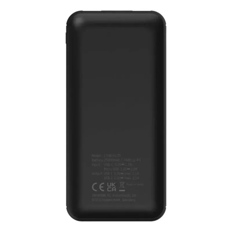 Kaasaskantav aku Ansmann PB212 20000 mAh