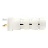Toitepistikupesa adapter LogiLink PA0186 Valge