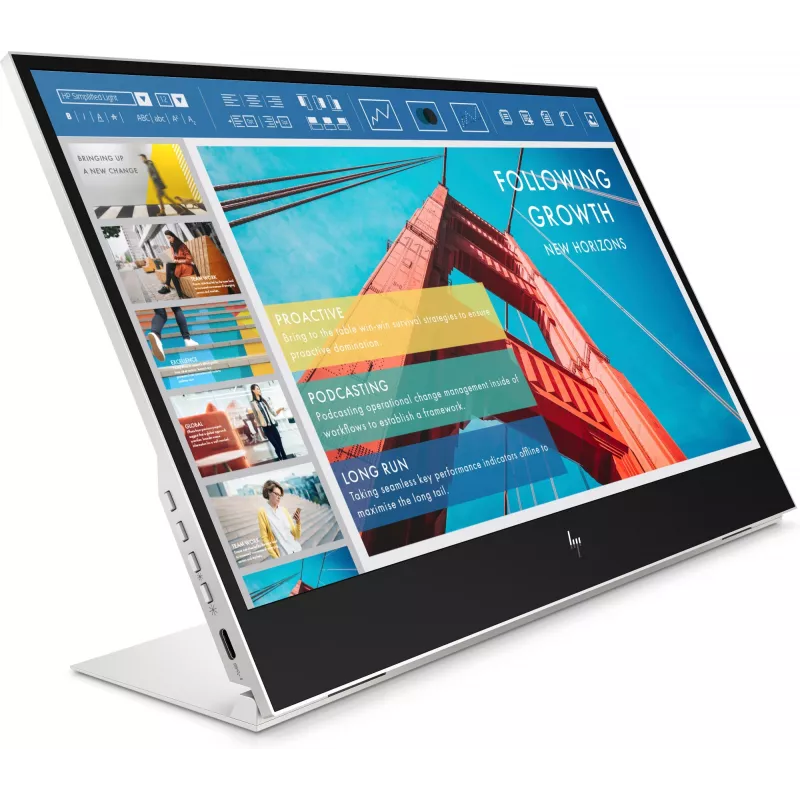 HP E-Series E14 G4 arvutimonitor 35,6 cm (14 tolli) 1920 x 1080 Full HD LED Valge