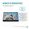 HP E-Series E14 G4 arvutimonitor 35,6 cm (14 tolli) 1920 x 1080 Full HD LED Valge