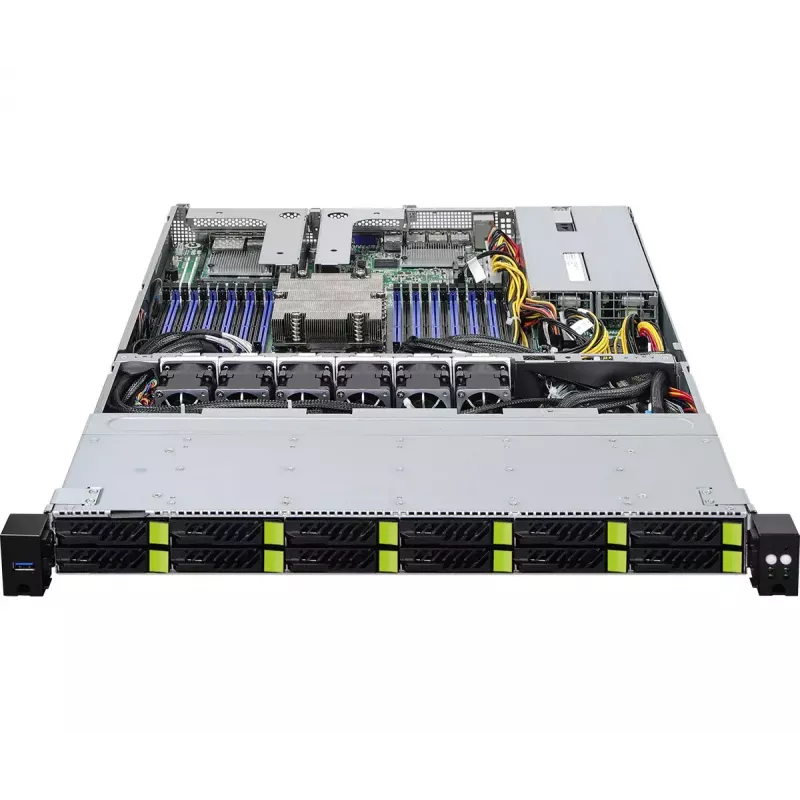 Arvutikorpus ASRock 1U12E-GENOA/2L2T Rack (1U) Hall