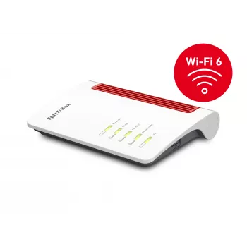 Karp FRITZ! 7530 AX traadita ruuter Gigabit Ethernet Kaheriba (2,4 GHz / 5 GHz) Valge