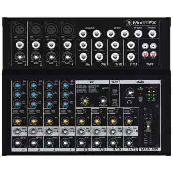 Mackie Mix12FX 12 kanalit 20–30000 Hz Must