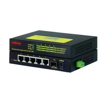 Võrgukommutaator ROLINE 21.13.1162 Gigabit Ethernet 5 porti PoE