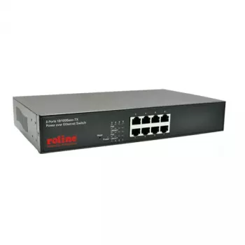 PoE Fast Ethernet Switch ROLINE 130 W 8 pordiga