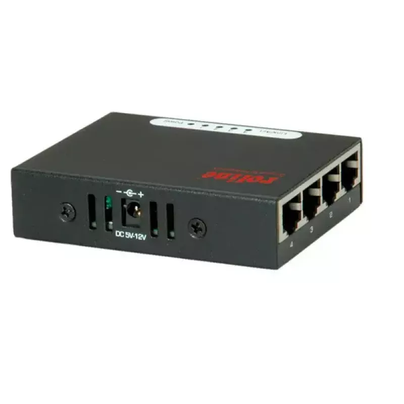 Gigabit Ethernet Switch ROLINE Pocket 4 pordiga