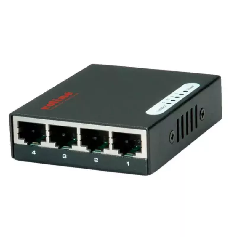 Gigabit Ethernet Switch ROLINE Pocket 4 pordiga