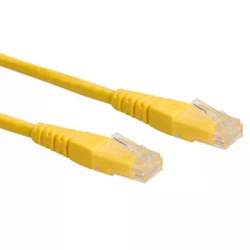 Võrgukaabel ROLINE UTP Patch Cord Cat.6 RJ-45 0,3 m Kollane