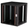 Seinale paigaldatav kapp ROLINE Pro 12U 19-tolline, 600x600 mm, must, IP20, võtmelukk