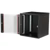 Seinale paigaldatav kapp ROLINE Pro 12U 19-tolline, 600x600 mm, must, IP20, võtmelukk