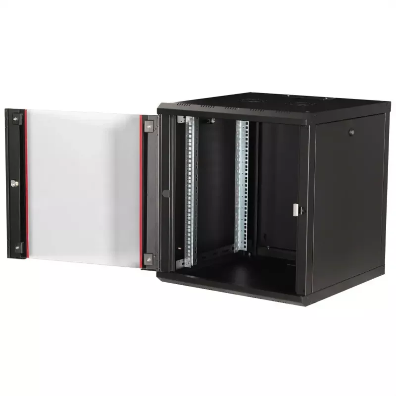 Seinale paigaldatav kapp ROLINE Pro 12U 19-tolline, 600x600 mm, must, IP20, võtmelukk