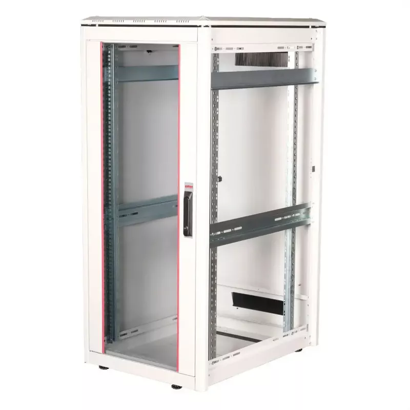 ROLINE 19-tolline võrgukapp Pro 26U, 600x800 mm LxS, klaasuks, hall, IP20, 600 kg kandevõime