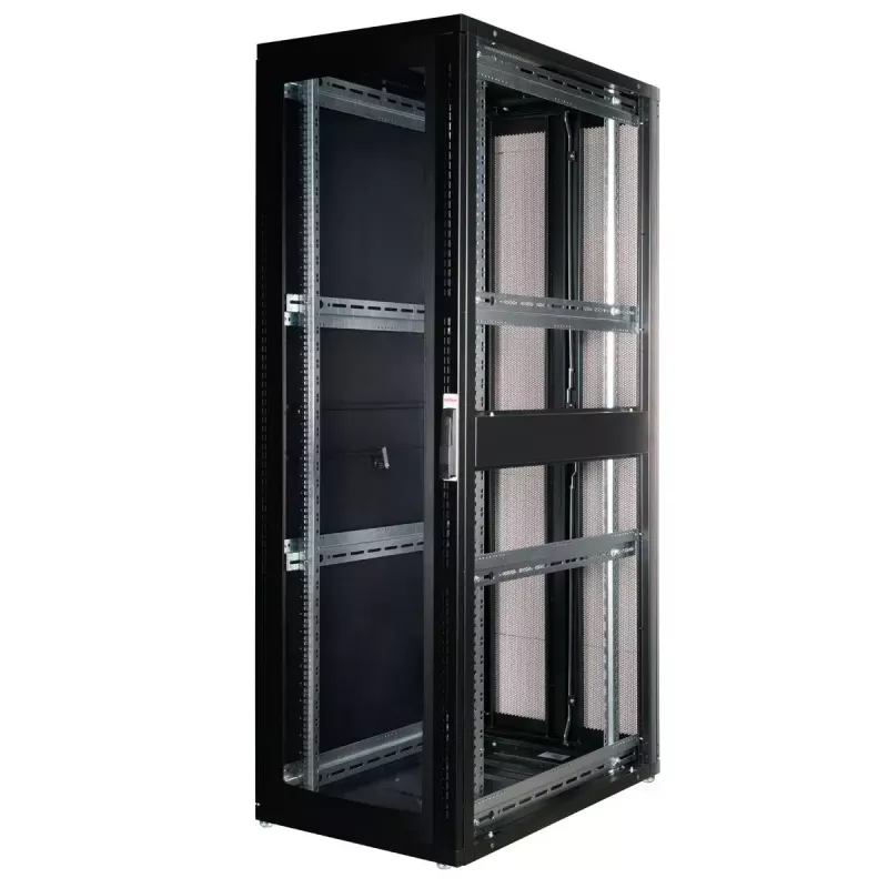 Eraldiseisev rack ROLINE 19-tolline serveririiul Pro 42U 600x1000 must