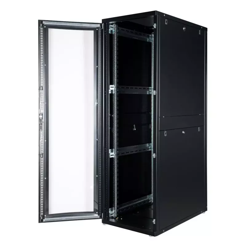 Eraldiseisev rack ROLINE 19-tolline serveririiul Pro 42U 600x1000 must