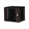 ROLINE 19-tolline seinale kinnitatav riiul Pro 9U, 450x600 LxS, must, võtmelukk, IP20