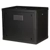 ROLINE 19-tolline seinale kinnitatav riiul Pro 9U, 450x600 LxS, must, võtmelukk, IP20