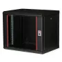 ROLINE 19-tolline seinale kinnitatav riiul Pro 9U, 450x600 LxS, must, võtmelukk, IP20