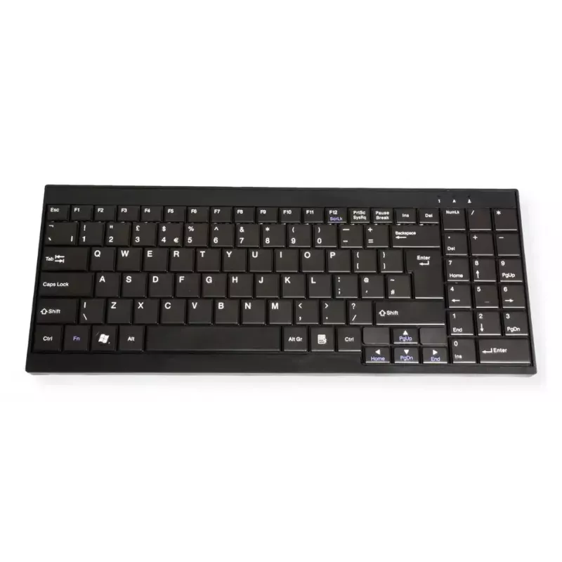 Rack-konsool VALUE 26.99.0132 — 19 tolli (48,3 cm) 1366×768 LCD, 1U, Šveitsi klaviatuur, must