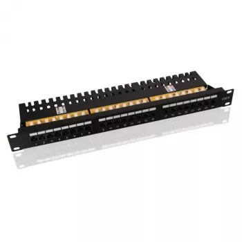 Patch Panel VALUE Cat.6/Class E 24 Ports UTP must