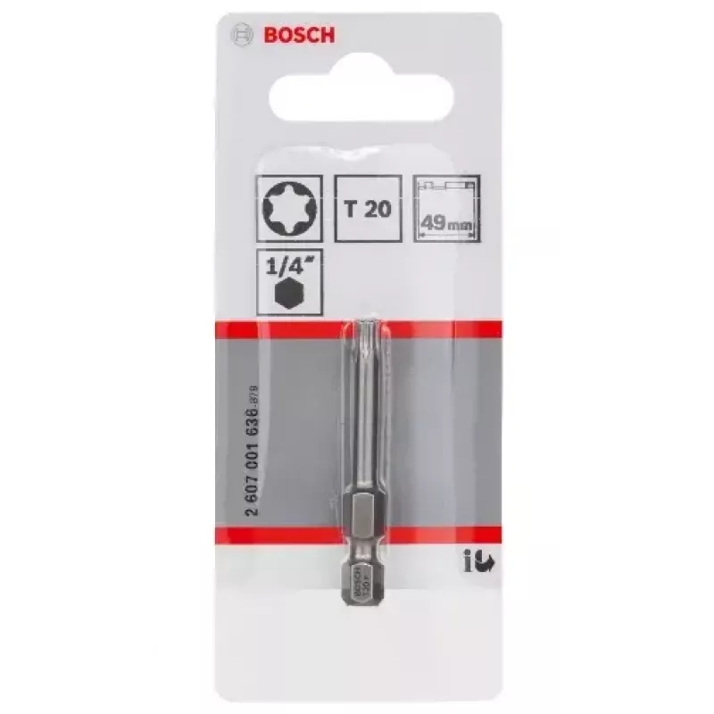 Kruvikeeramisotsak Bosch 2607001636 T20 eriti kõva 49 mm