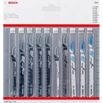 Bosch 2 607 011 170 pusle/tikksae/käävsaetera Pusletera 10 tk
