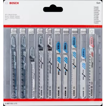 Bosch 2 607 011 171 tikksae/tikksae/tikksae saeleht Tikksae saeleht 10 tk