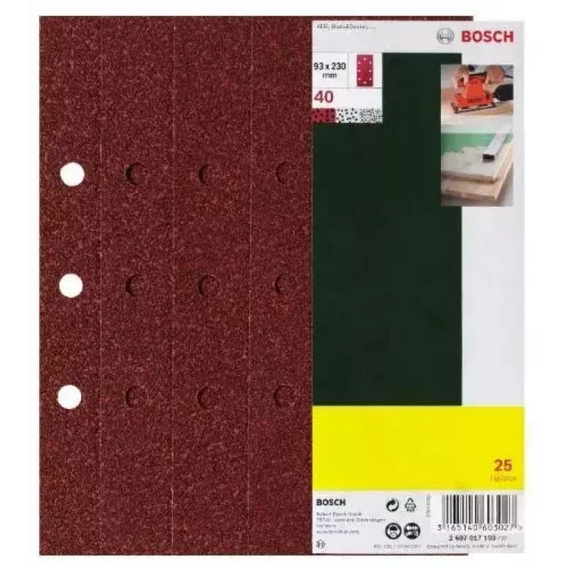 Bosch 2 607 017 097 lihvimistarvik 25 tk