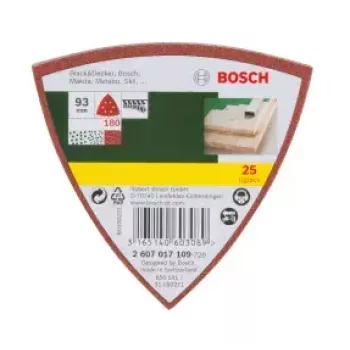 Bosch 2607017109 25 tk lihvimisleht