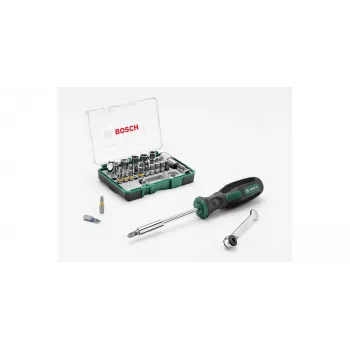 Kruvikeeramise otsakute komplekt Bosch 2 607 017 331 27 tk Kuuskant Mutter Torq-Set Phillips