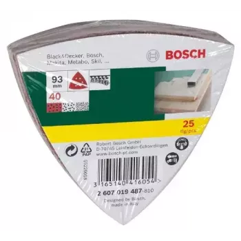 Bosch 2 607 019 487 lihvimisseadme lisatarvik 25 tk